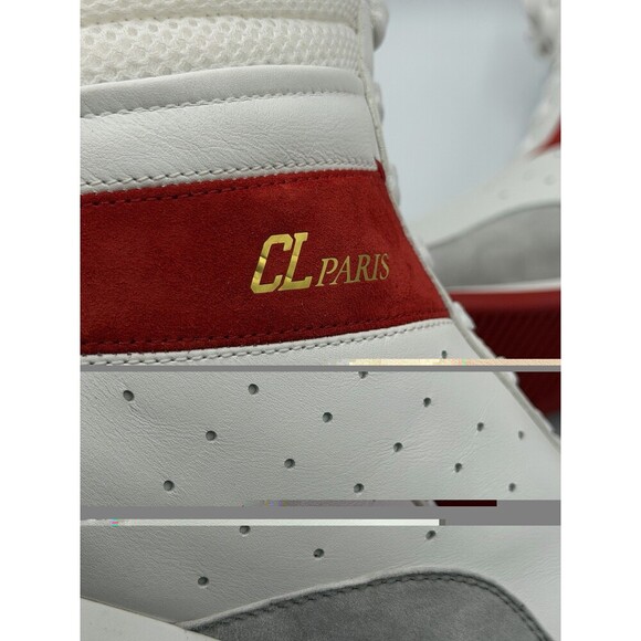 AUTHENTIC CHRISTIAN LOUBOUTIN Suede Knock-Out Boxing Sneakers (42.5 EU; 9.5 US) main image 7